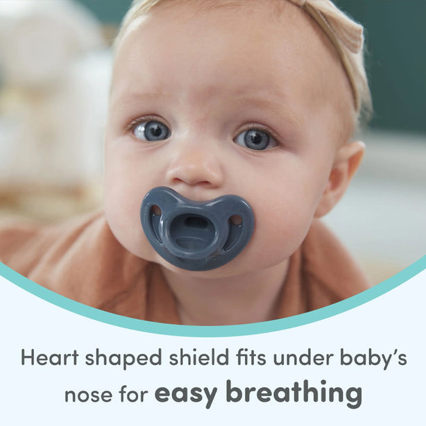 NUK Premium Choice Soft Soother | Pacifier | 100% Soft Silicone | Comfy Orthodontic Pacifier | Recommended by Pediatricians | 1pcs/ Box | Made in USA - 0-6 months
