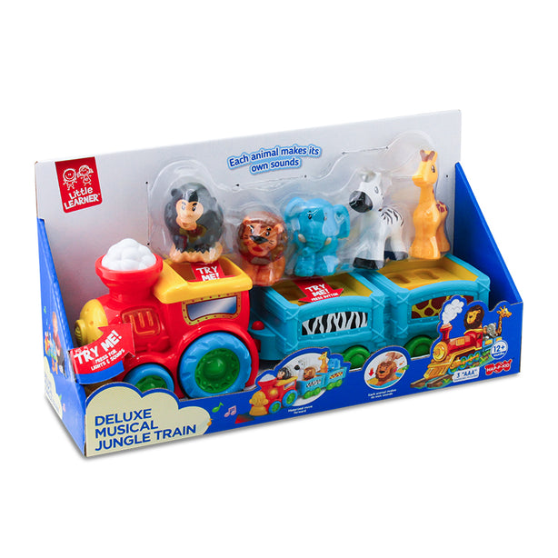 Hap-P-Kid Little Learner Musical Safari Train Set