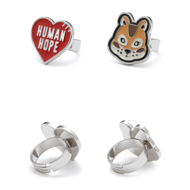 J hope HOPE x HUMAN MADE 'HUMAN HOPE' Ring(International Shipping)