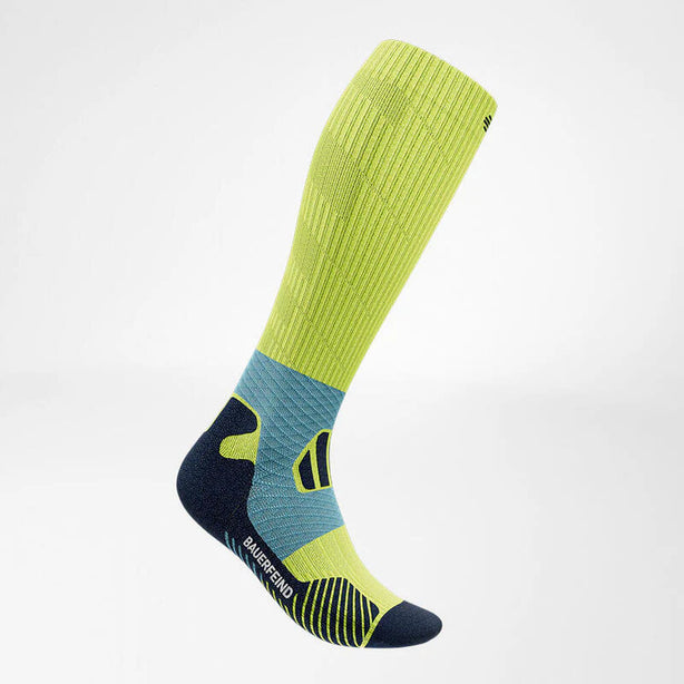 Trail Run Compression Socks Men Bright Lemon