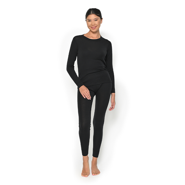 COLDWEAR Ladies Woolmark Certified 100% Merino Wool Thermal Top