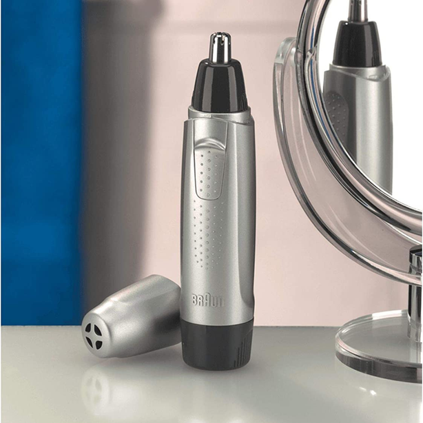 Braun EN 10 Nose Ear Hair Trimmer Battery Operated Wet Dry