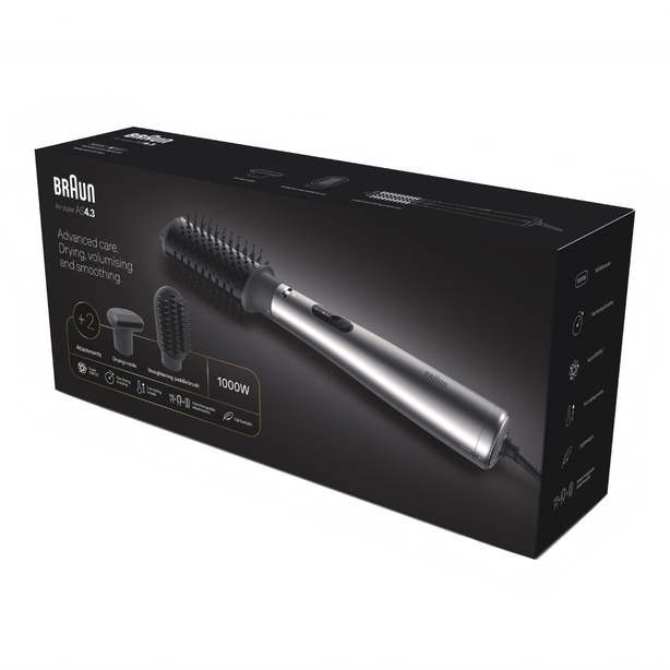 Braun AS 430 Air Styler Iontec Hair Dryer and Styler (3 Heads)