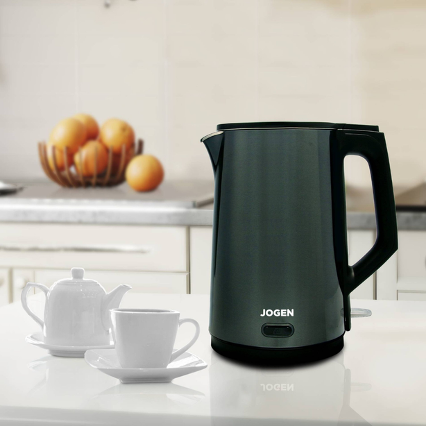 Jogen KE 4214 Electric Stainless Steel Kettle 1.9L 2200W Keep Warm (Sky Green)