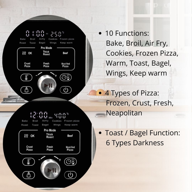 JOGEN EO 8216 Multi Function 400C Pizza Oven 2000W