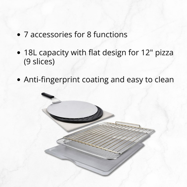 JOGEN EO 8216 Multi Function 400C Pizza Oven 2000W