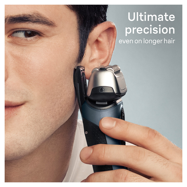 Braun Series 8 8513s Electric shaver with charging stand and travel case - fjord grey
