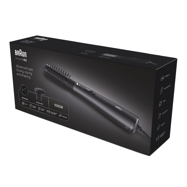 Braun AS 420 Air Styler Iontec Hair Dryer and Styler (2 Heads)
