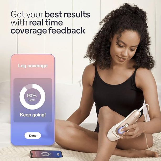 Braun Smart IPL Skin i·Expert, at Home Hair Removal Device, Laser Hair Removal Alternative, Smart IPL with Exclusive Free App, PL 7253