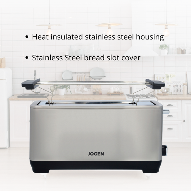 JOGEN BT 2216 Single Long Slot Automatic Bread Toaster 1100W