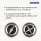 JOGEN GC 4215 Spice And Coffee Bean Grinder 200W