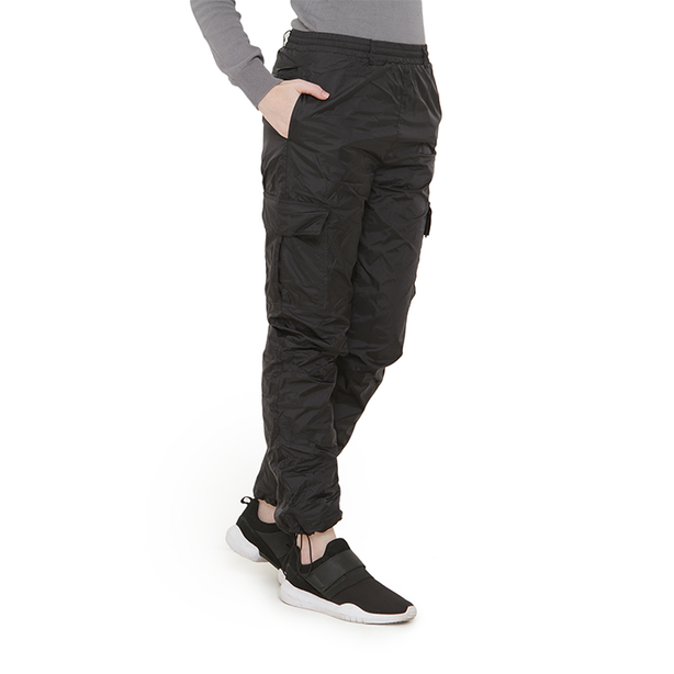 COLDWEAR Adult Packable Water Resistant Fleece Lined Cargo Pockets Snow Pants