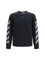 Off-White Diag Fuzzy crewneck Sweater - Anthracite