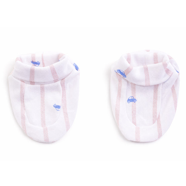 Teeny Tiny Baby 3 Piece Essential set - White (Car Design)