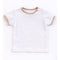 Teeny Tiny Dungaree 2 Piece Set For Boy - White (Car Design)