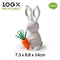 Qualy Desk Bunny Scissors & Paper Clip Holder