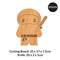 Ototo Ninja Board - Wooden Cutting Board And Knife Set