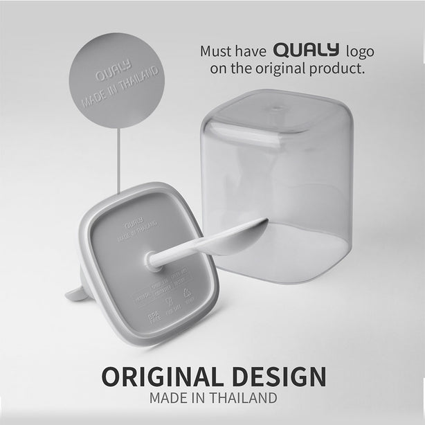 Qualy Lucky Mouse Seasoning Container & Spoon