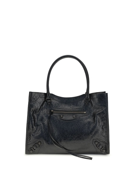Balenciaga Small Le City Tote Bag - Black