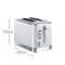 Russell Hobbs Inspire 2 Slice White Toaster