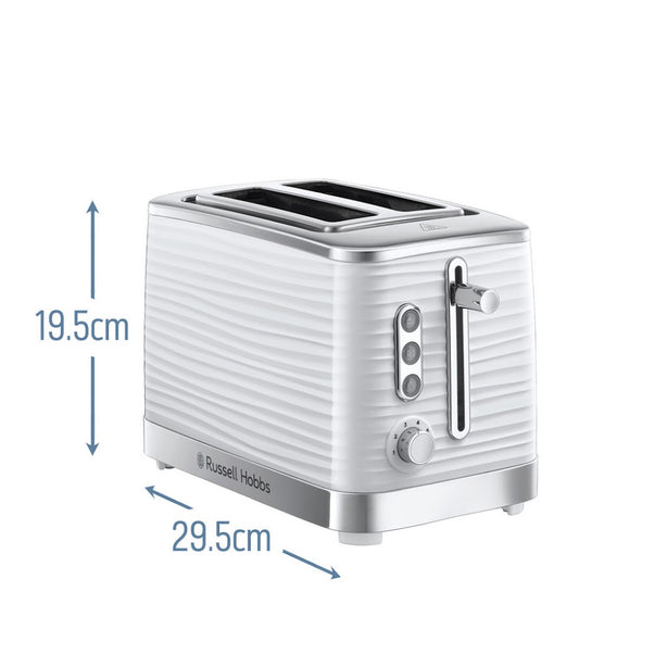 Russell Hobbs Inspire 2 Slice White Toaster