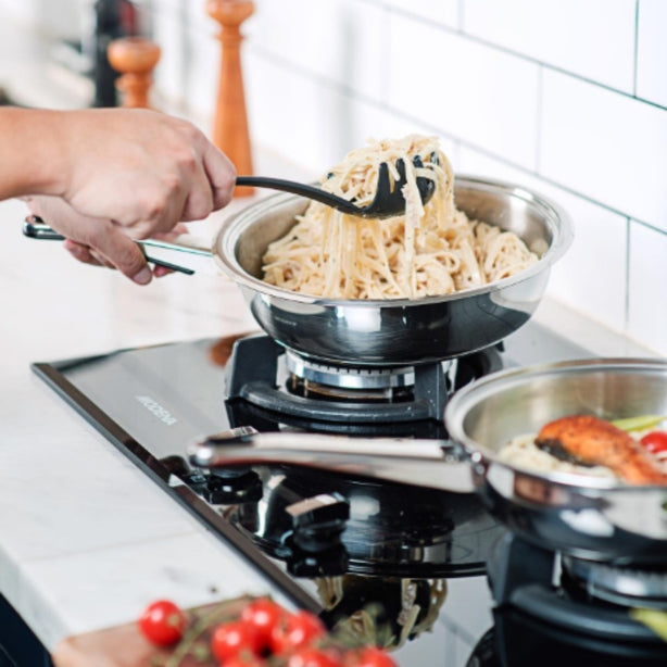 Zebra Stainless Steel Frying Pan 24cm, Vitalux