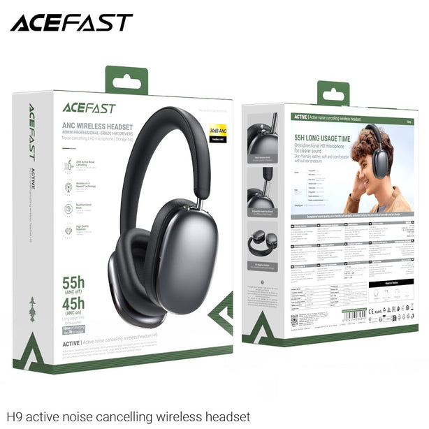 Acefast H9 Active Noise Cancelling Wireless Headset