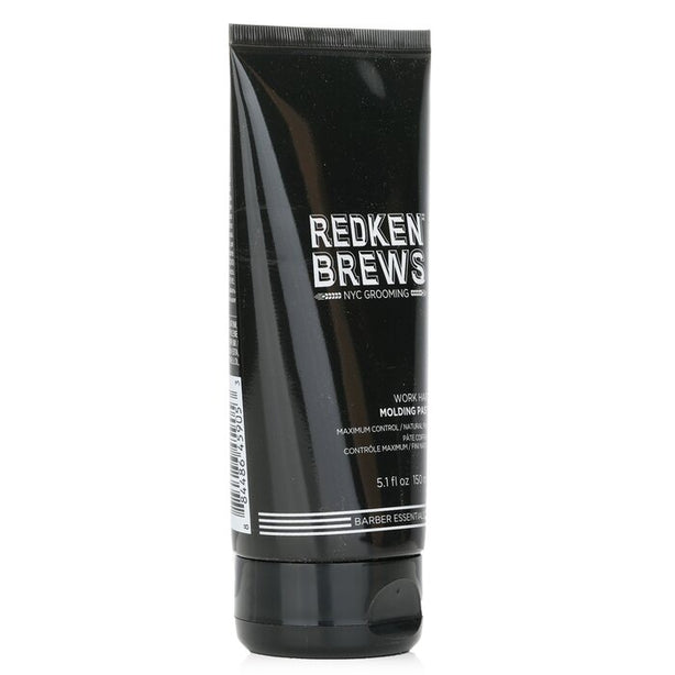 Redken Brews Work Hard Molding Paste (maximum Control/natural Finish) - 150ml/5.1oz