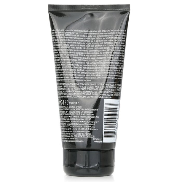 Redken Brews Work Hard Molding Paste (maximum Control/natural Finish) - 150ml/5.1oz
