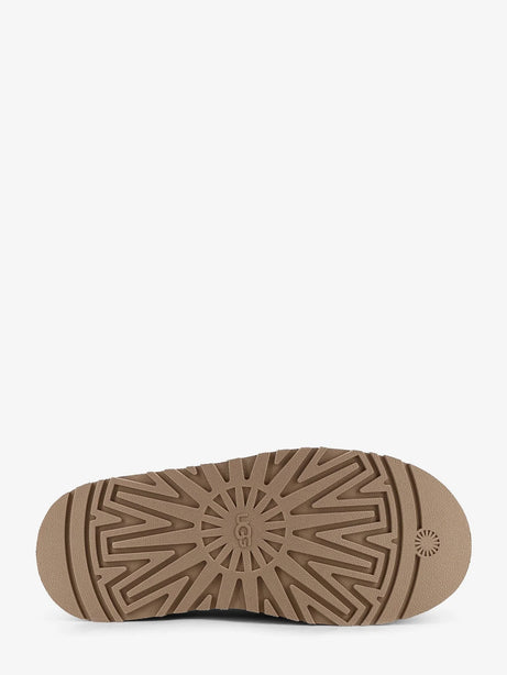Ugg W Tazz suede sandals with engraved logo - Beige