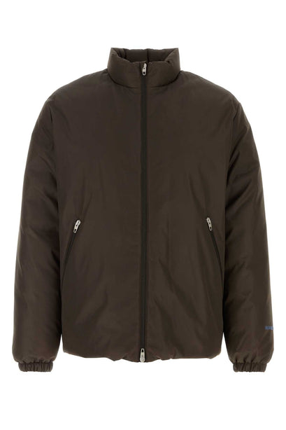 Jil Sander Chocolate Polyester Down Jacket