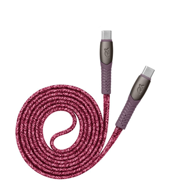 RIVACASE Rivapower PS6105 BL12 Type-C / Type-C cable 1,2m - Red