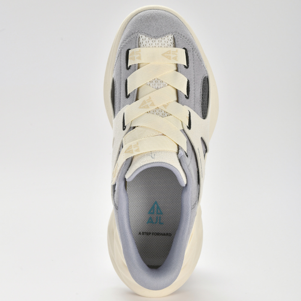 AJL Walking Max Ivory Grey- Men Shoes YC005-10B
