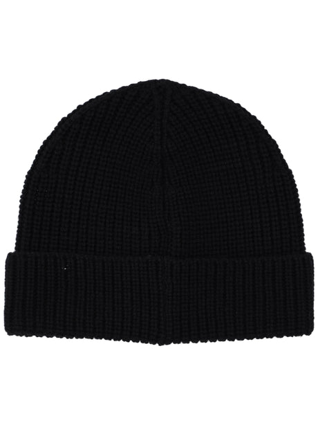 Floral Bookish Classic Beanie Black Multicolor