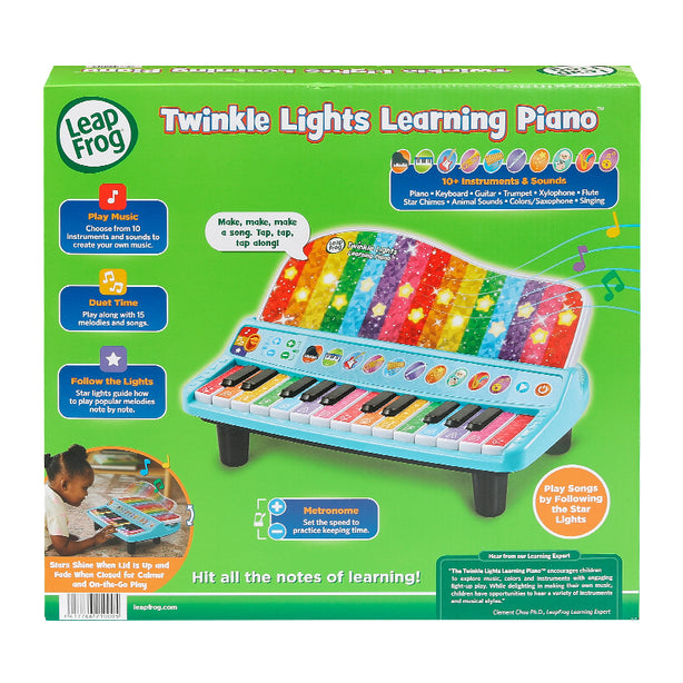 LeapFrog Twinkle Lights Learning Piano | Musical Toy | Piano Toy | Learning Toy | 2 years+