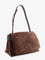 Brunello Cucinelli Suede crossbody bag with Monili details - Espresso