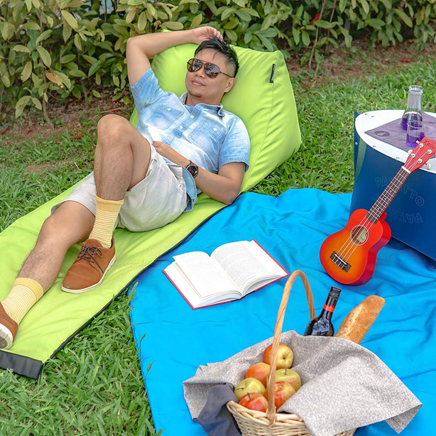 PLATAMI- transforming lounger & ottoman doob bean bag