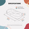 POOCHSTA'  - water-repellent doob bean bag pet bed