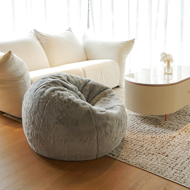 Arcadian - Cruelty-Free Fur SoftRock Living Bean Bag