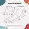 PLATAMI- transforming lounger & ottoman doob bean bag