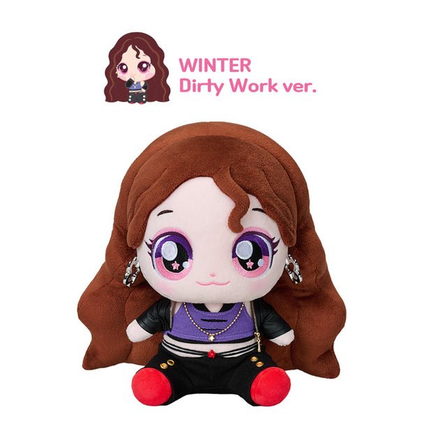 Teenieping X aespa - 25CM PLUSH DOLL Dity work ver.(International Shipping)