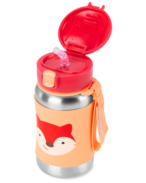 Skip Hop Zoo Stainless Steel Straw Bottle