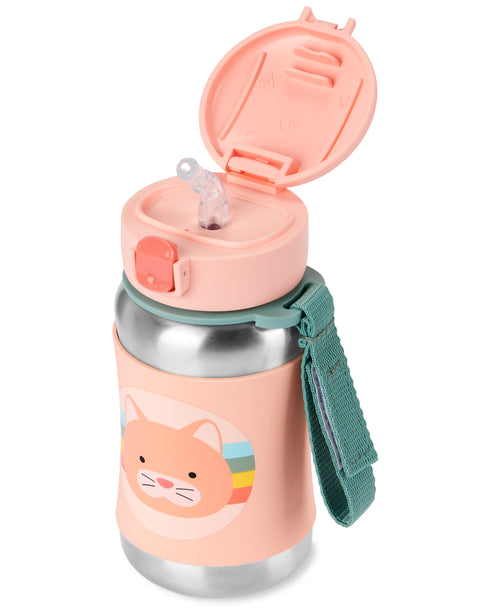 Skip Hop Zoo Stainless Steel Straw Bottle