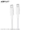 Acefast C18-03 USB-C to USB-C Braid Charging Data Cable - White