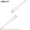 Acefast C18-03 USB-C to USB-C Braid Charging Data Cable - White