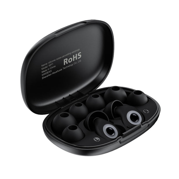 Acefast WP1 Silicone Noise-Cancelling Earplugs - Black