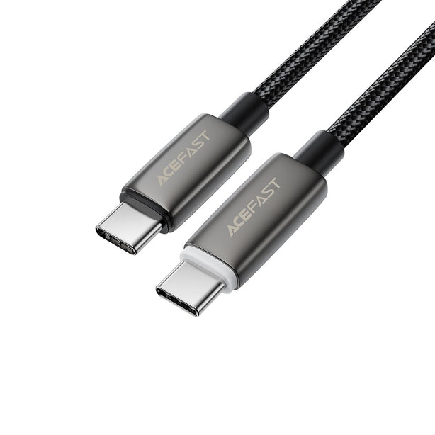 Acefast C23-03 USB-C to USB-C 60W Intelligent Power-Off Charging Data Cable (1.2m) - Black