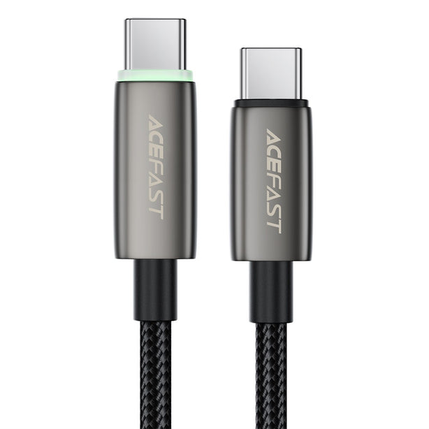 Acefast C23-03 USB-C to USB-C 60W Intelligent Power-Off Charging Data Cable (1.2m) - Black
