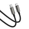 Acefast C23-03 USB-C to USB-C 60W Intelligent Power-Off Charging Data Cable (1.2m) - Black