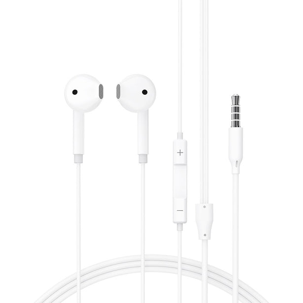 Acefast L14 3.5mm Semi-In-Ear Wired Earphones With Mic - White